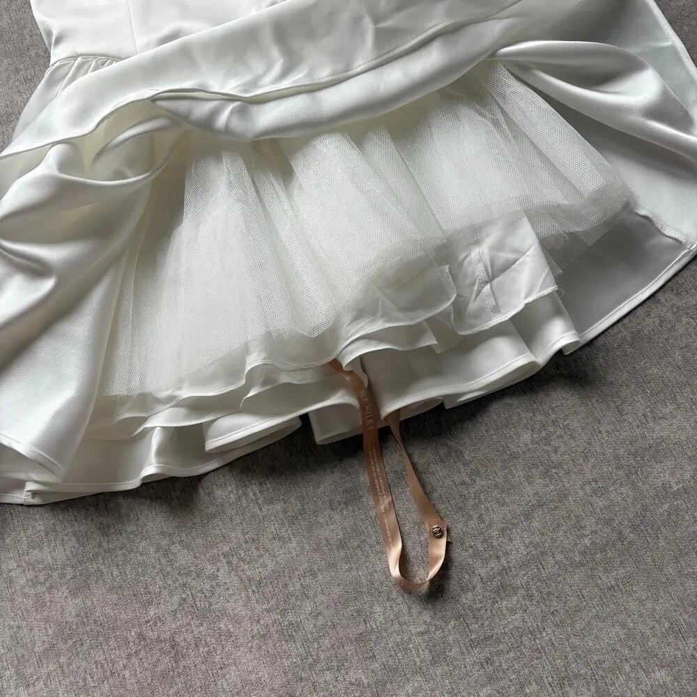 Meshki White Strapless Mini Dress - Picture 5 of 8